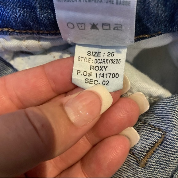 JOE’S JEANS Roxy Mid Rise Raw Hem Jeans size 25 - Picture 8 of 8